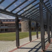 High school exterior.